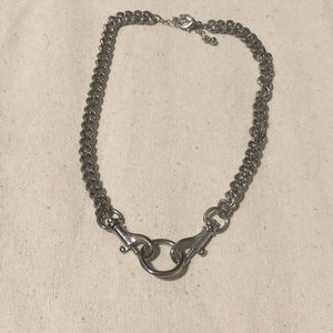 Silver choker